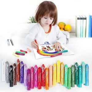 Sama Washable 24 Pack Tempera Paint Sticks